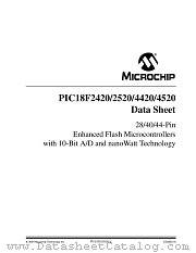 PIC18F2520TE/SPSTQP datasheet pdf Microchip