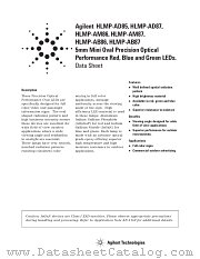 HLMP-AD85 datasheet pdf Agilent (Hewlett-Packard)