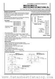 M62727SL datasheet pdf Mitsubishi Electric Corporation
