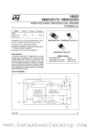 VB027(012Y) datasheet pdf SGS Thomson Microelectronics