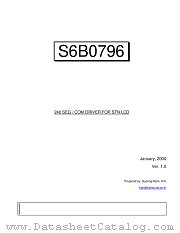 S6B0796 datasheet pdf Samsung Electronic