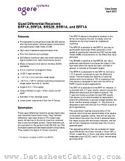 BRR1A16P datasheet pdf Agere Systems