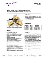 D2526G870 datasheet pdf Agere Systems