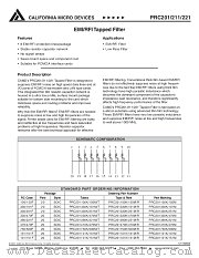PRC211101K101MT datasheet pdf California Micro Devices Corp
