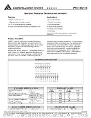 PRN10016N2001JT datasheet pdf California Micro Devices Corp