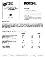 CMZ5953B datasheet pdf Central Semiconductor