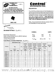 P6SMB82CA datasheet pdf Central Semiconductor