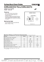 CZRL55C3V3 datasheet pdf Comchip Technology