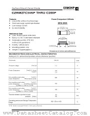 CZRM27C120P datasheet pdf Comchip Technology