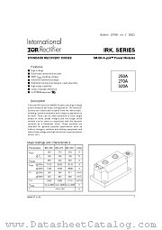 IRKC320-20 datasheet pdf International Rectifier