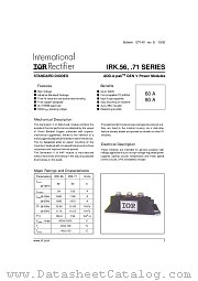 IRKE56-16 datasheet pdf International Rectifier