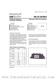 IRKL26-16A datasheet pdf International Rectifier
