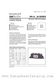 IRKH41-04 datasheet pdf International Rectifier
