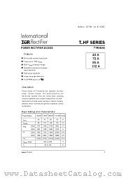 T110HF160 datasheet pdf International Rectifier