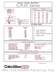R34140 datasheet pdf Microsemi