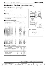 UN511V datasheet pdf Panasonic