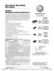 MC14052BDR2 datasheet pdf ON Semiconductor