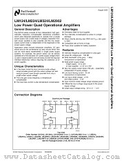 LM324 MWA datasheet pdf National Semiconductor
