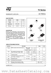 T410-800T datasheet pdf SGS Thomson Microelectronics