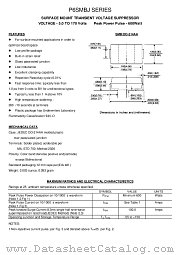 P6SMBJ120C datasheet pdf TRANSYS Electronics Limited