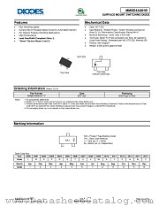 MMBD4448HW-7-F datasheet pdf Diodes