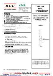 P6KE62C datasheet pdf Micro Commercial Components