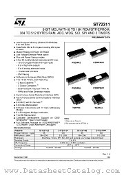 ST72311J2B6S datasheet pdf ST Microelectronics
