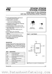 ST24C08M1TR datasheet pdf ST Microelectronics