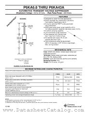 P6KA7.5A datasheet pdf General Semiconductor