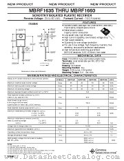 MBRF1660 datasheet pdf General Semiconductor