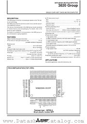 M38203E4-XXXFP datasheet pdf Mitsubishi Electric Corporation