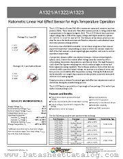 A1322EUA datasheet pdf Allegro MicroSystems
