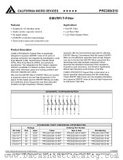 PRC200250K181M datasheet pdf California Micro Devices Corp