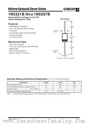 1N5263B datasheet pdf Comchip Technology