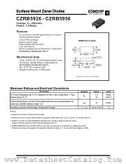 CZRB5956 datasheet pdf Comchip Technology