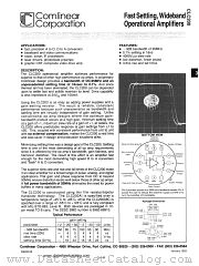 CLC200 datasheet pdf Comlinear Corporation