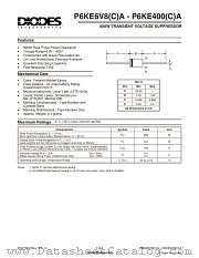 P6KE120CA datasheet pdf Diodes