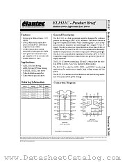 EL1511C datasheet pdf Elantec Semiconductor