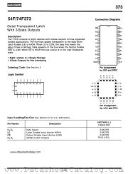 54F373 datasheet pdf Fairchild Semiconductor