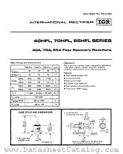 70HFL60S02 datasheet pdf International Rectifier