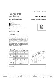 IRKL170-08 datasheet pdf International Rectifier