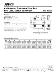 2023-6123-20 datasheet pdf Tyco Electronics