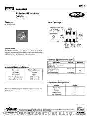 EIN11 datasheet pdf Tyco Electronics