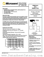 HSMCJ22 datasheet pdf Microsemi