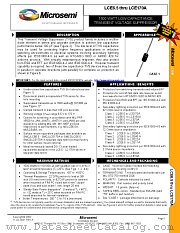 LCE75A datasheet pdf Microsemi