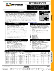 SMCJLCE80 datasheet pdf Microsemi
