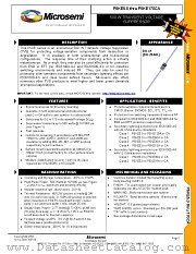 P5KE11A datasheet pdf Microsemi