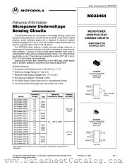 MC33464H-09AT1 datasheet pdf Motorola