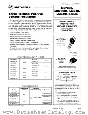 MC7805AC datasheet pdf Motorola