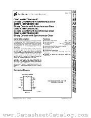 CD40163BC datasheet pdf National Semiconductor